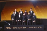 Messi y Di María, en el 11 ideal de la FIFA