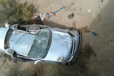Dos hombres murieron cuando su auto cayó por un barranco, en La Rioja