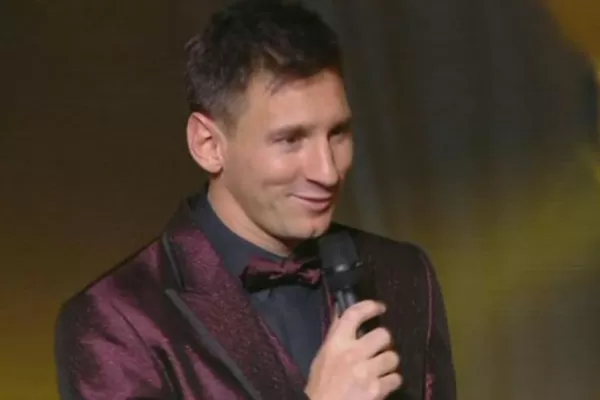 Balón de Oro 2014: el blooper de Messi durante la ceremonia