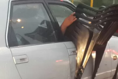 Así circulan en plena avenida Francisco de Aguirre