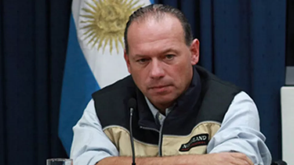 DURO. Berni dijo que espera con ansias las declaraciones de Nisman en el congreso. REUTERS. 