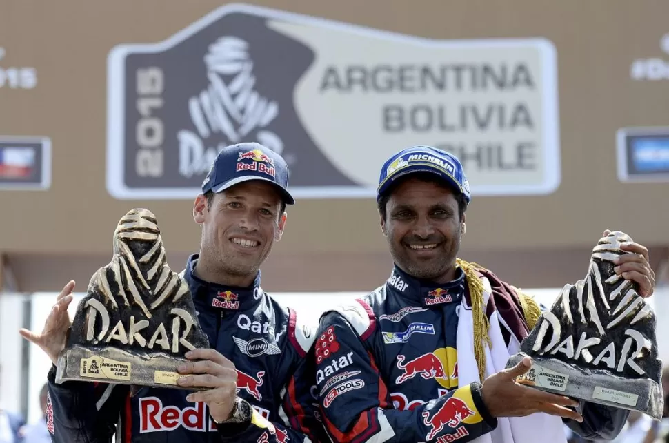 Al-Attiyah, último ganador del Rally Dakar 2015 en autos. 