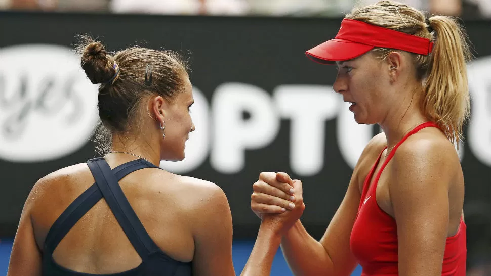 COMPATRIOTAS. Panova y Sharapova ofrecieron emociones a granel en un dramático duelo.
FOTO DE REUTERS