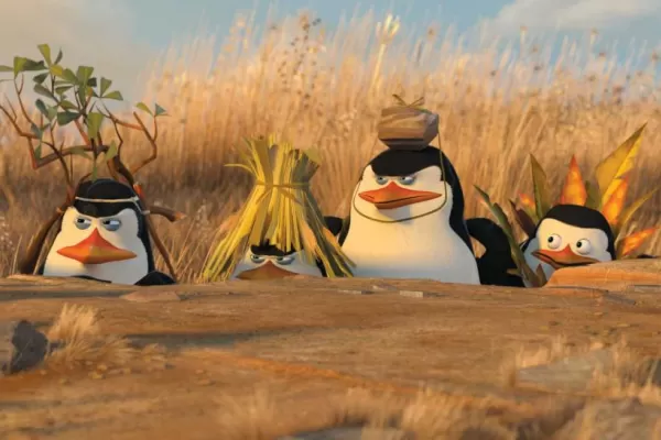 Cuatro pingüinos osados que salen al rescate del mundo