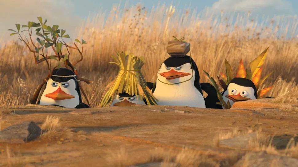 ACTORES PRINCIPALES. Los pingüinos comandos comenzaron en la saga “Madasgascar”, tienen su propia serie de televisión y ahora llegan al cine. 