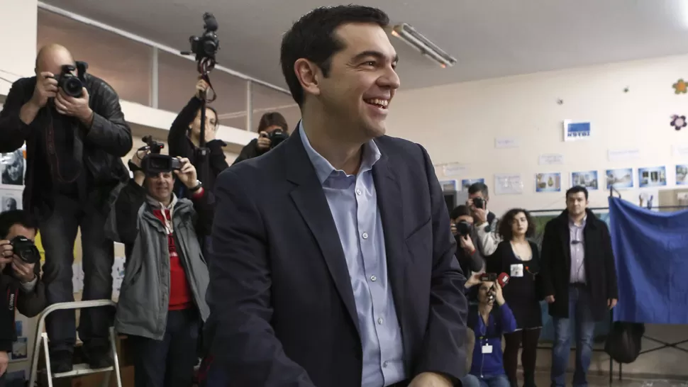 NUEVA ETAPA. Alexis Tsipras se impuso con comodidad. REUTERS
