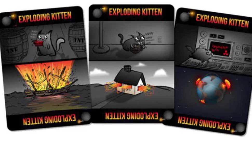 Exploding Kittens, el juego que rompe records en Internet