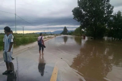 Imágenes de una mañana dramática
