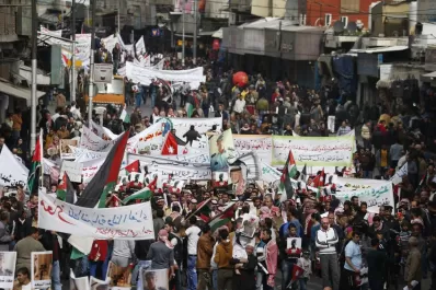 Los jordanos piden venganza por el asesinato del piloto