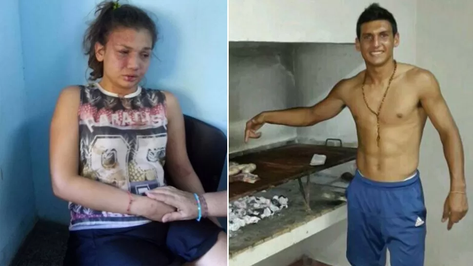 AGRESIÓN. La novia del futbolista quedó inconsciente por la golpiza, según contó su madre. FOTOS TOMADAS DE MINUTOUNO.COM