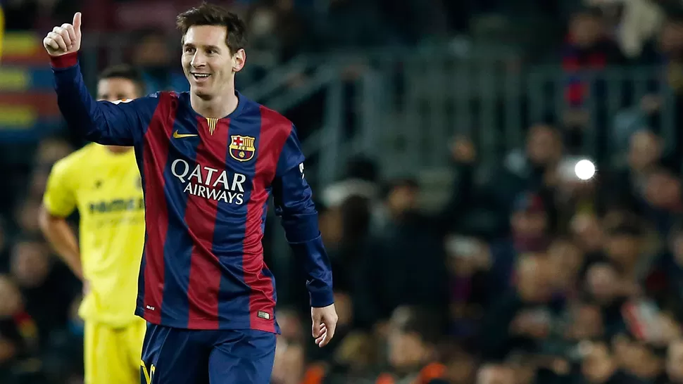 MARCÓ EL CAMINO. Messi anotó un gol, dio una asistencia y generó un penal para Barcelona. REUTERS