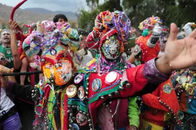 La Quebrada de Humahuaca está colmada por el Carnaval