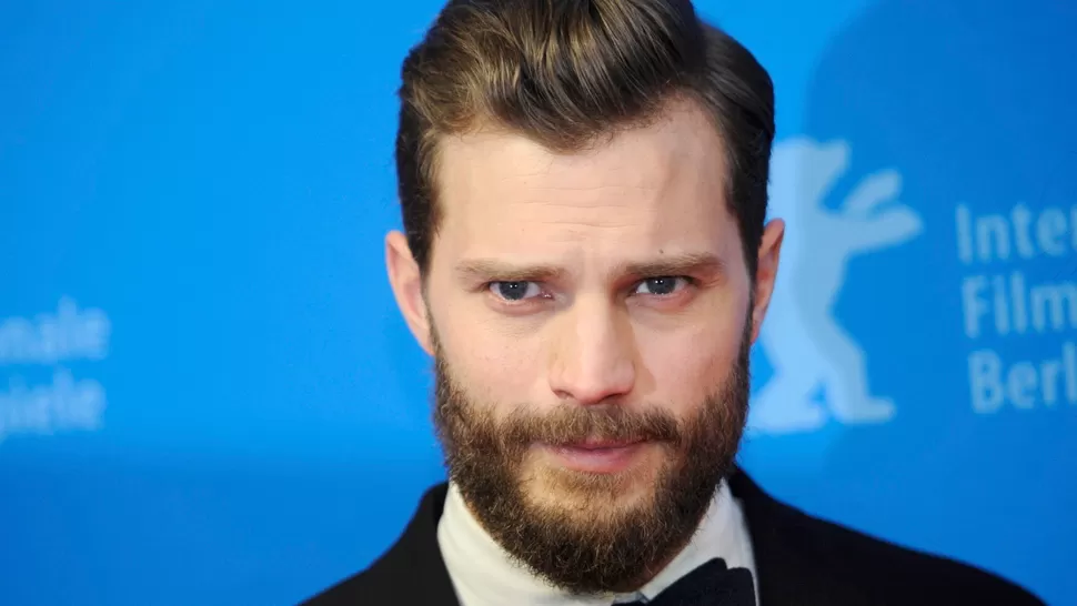 ESTRENO MUNDIAL. Dornan y el resto del elenco se presentaron ayer en la Berlinale. REUTERS