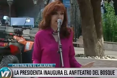 Cristina habló desde El Calafate, pero evitó referirse a su imputación