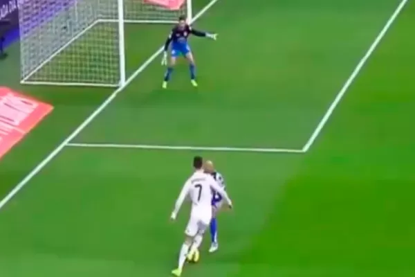 Video: el increíble elástico con caño de Cristiano Ronaldo