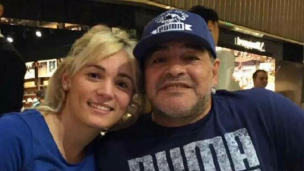 JUNTOS. Maradona y Rocío. IMAGEN DE ARCHIVO