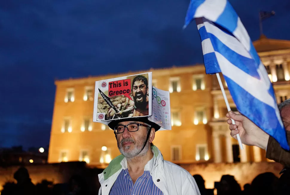 RESISTENCIA. Los griegos no quieren acceder al pedido de la “troika” de realizar reformas y avanzar con los ajustes. reuters