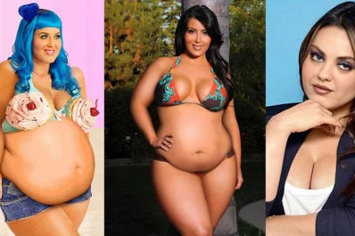 ¿Cómo lucirían las famosas con 60 kilos de más?