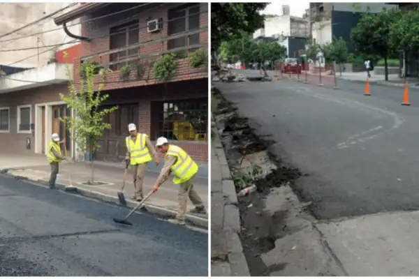 Llevaba dos días repavimentada y la volvieron a romper