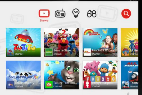 YouTube lanza Kids, una aplicación móvil sólo para niños