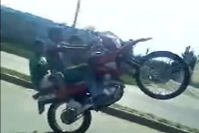 Imprudencia sobre “una rueda”