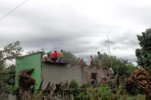 La fuerte lluvia volvió a alarmar al sur tucumano