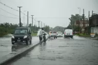 Algunas calles se convirtieron en ríos