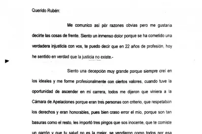 El fiscal Noguera fue acusado de haber favorecido a Rubén Ale