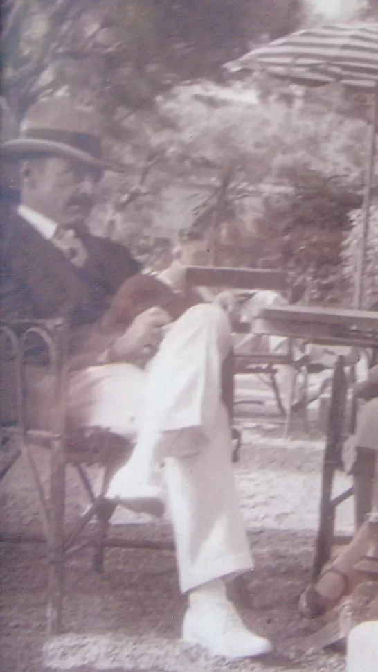 JUAN B. TERÁN. Detalle de la fotografía que lo retrató en Europa, en algún momento de su viaje de 1926. la gaceta / archivo