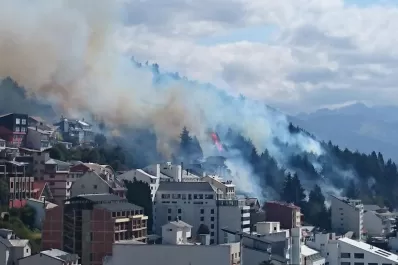 Un incendio causó pánico en Bariloche