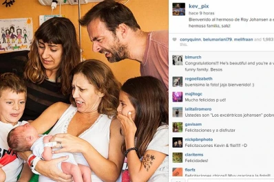 Kevin Johansen recibió a su nuevo hijo con una broma