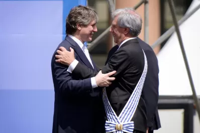 La gente abucheó a Boudou y al rey Juan Carlos