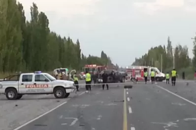 Cinco muertos en un accidente, en Río Negro