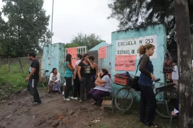 Sin agua ni luz inauguraron el ciclo lectivo en una escuela