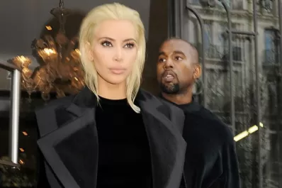 Kim Kardashian cambió su look: se tiñó de rubia platinada