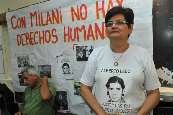 Familiares de Ledo expondrán sobre la causa contra Milani ante el Congreso de la Nación