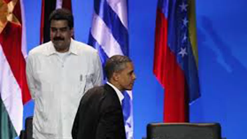 DIFERENCIAS. Obama y Maduro, enfrentados por la política venezolana hacia los adversarios. FOTO ARCHIVO
