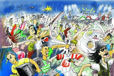 Golpes y robos al suspenderse el recital de Ulises Bueno