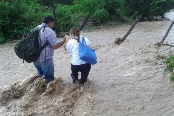 Con la lluvia, volvió el miedo al sur de la provincia