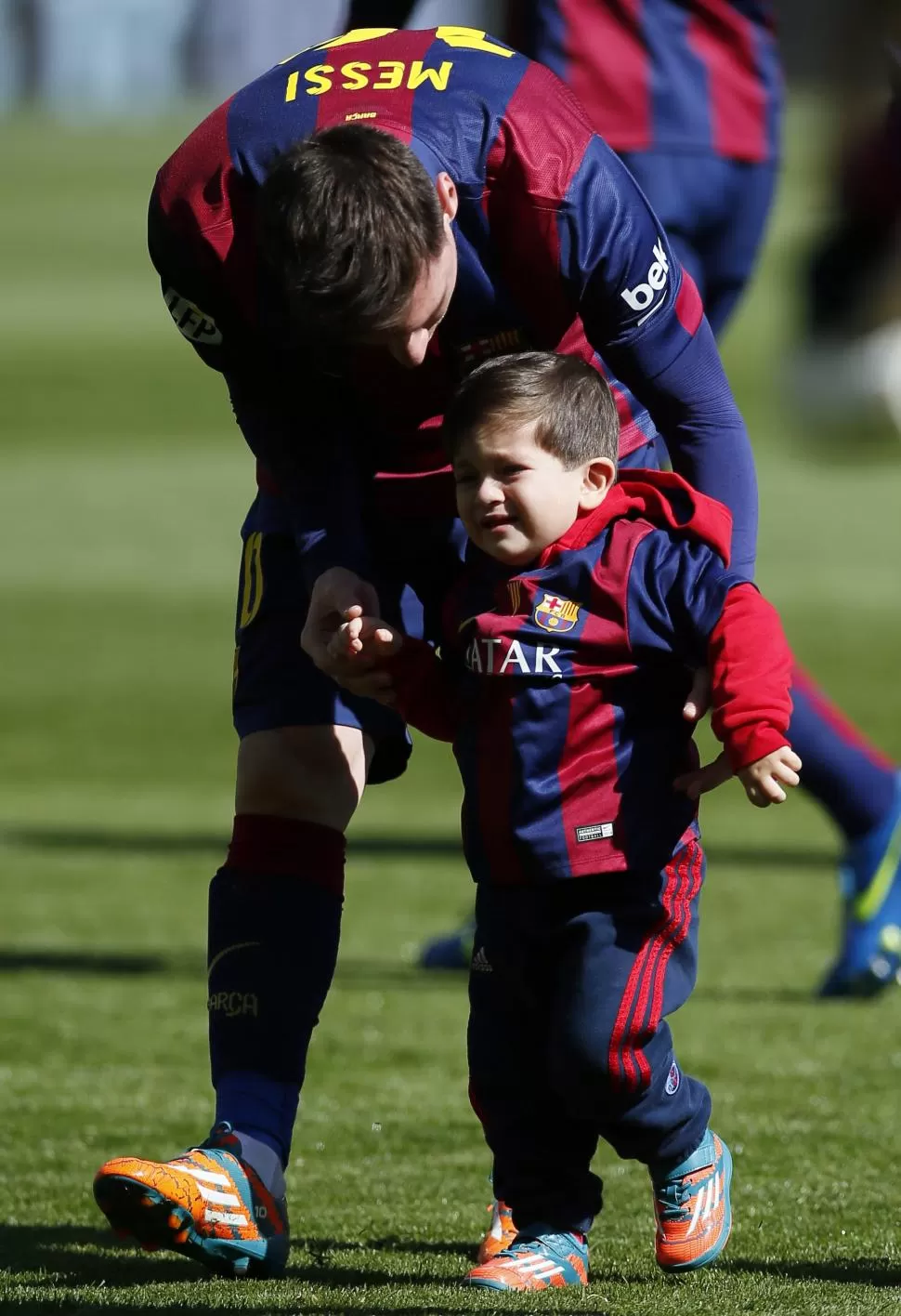 PEDIDO. La prensa catalana quieren un momumento para Lionel Messi. reuters