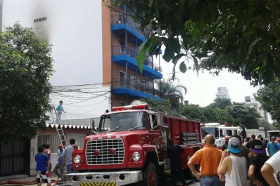 Se incendió un edificio en Jujuy al 700