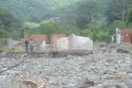 En Raco, por donde había casas ahora pasa el río