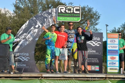 Casacci se subió al podio en descenso