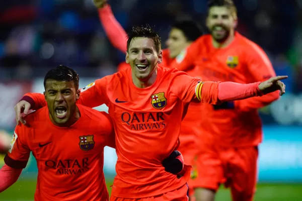 Con dos goles de Messi, Barcelona derrotó a Eibar