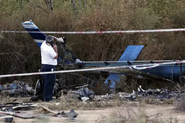 Identificaron a la segunda víctima del choque entre dos helicópteros, en La Rioja