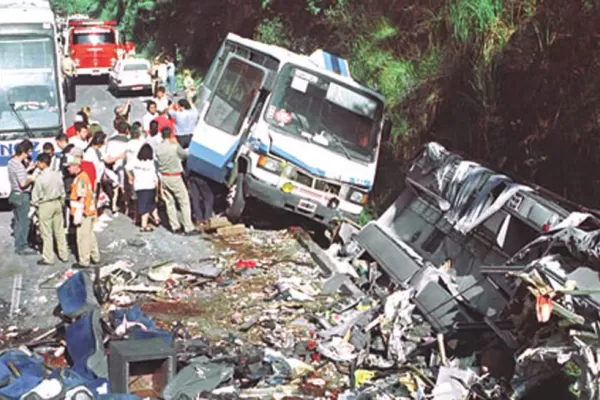 El chofer que protagonizó el accidente de Camboriú es buscado por Interpol
