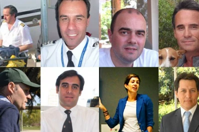 Los nombres de las 10 víctimas del accidente aéreo en Uruguay