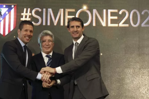 El Cholo Simeone renovó con Atlético de Madrid hasta 2020