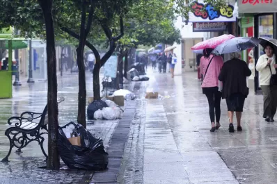 La lluvia se quedaría durante todo el día en Tucumán