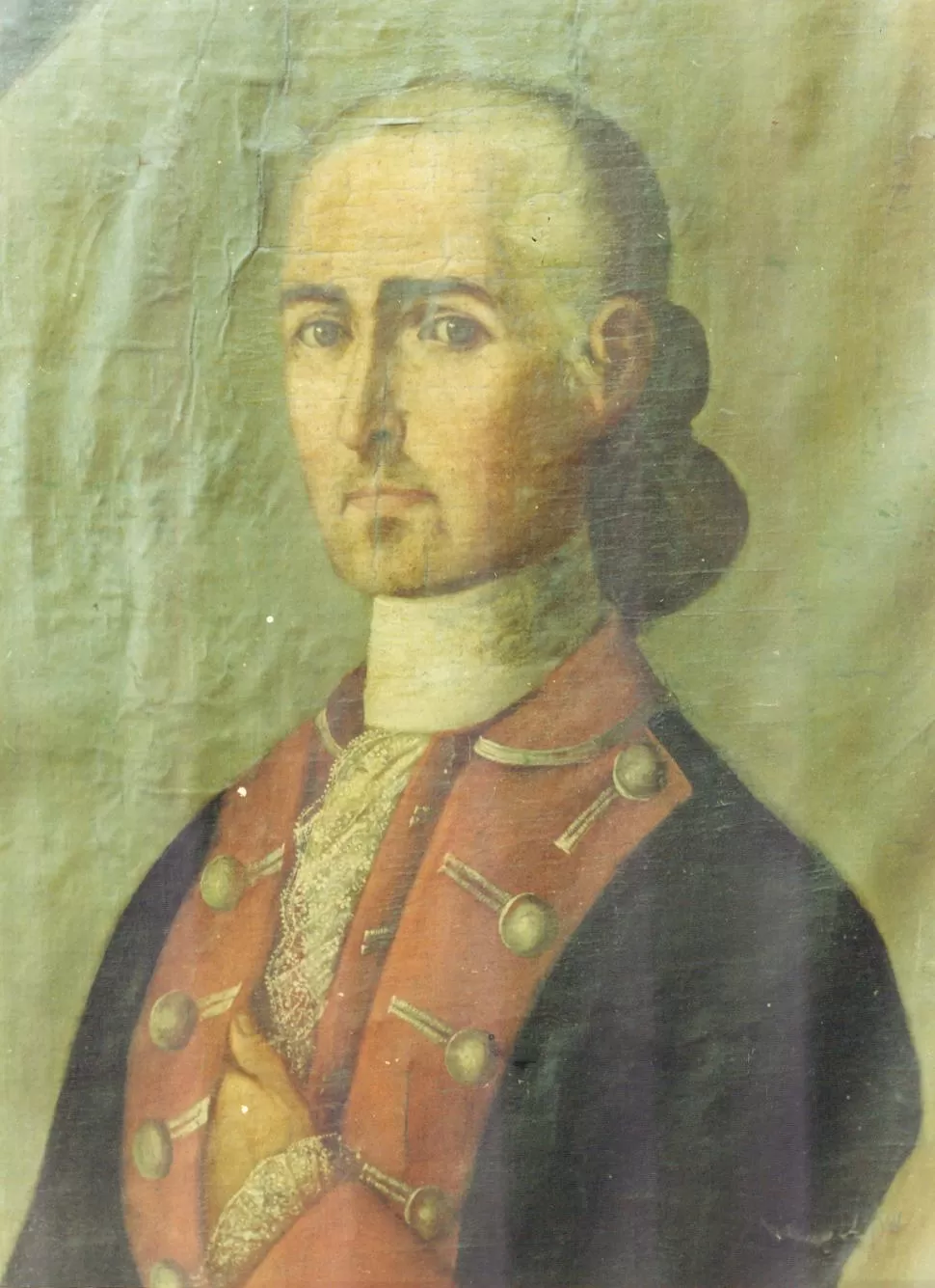 DON AMBROSIO FUNES. Retrato de época del distinguido cordobés, hermano  del Deán Funes y destinatario de las cartas que Villafañe escribía desde Tucumán  la gaceta / archivo